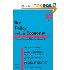 Tax Policy and the Economy, Volume 10