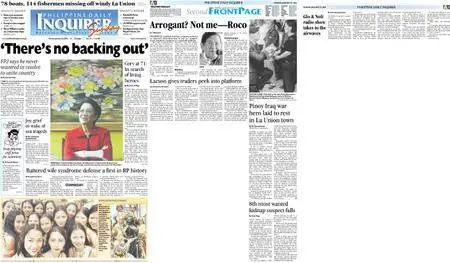 Philippine Daily Inquirer – January 25, 2004