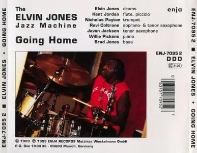 Elvin Jones - Going Home (1993) {Enja ENJ-7095 2}