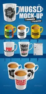 GraphicRiver Mugs for Mock-Up