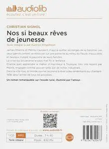 Christian Signol, "Nos si beaux rêves de jeunesse"