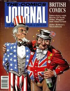 Comics Journal 122 1988-06 Kev ONeill, John Wagner, Alan Grant