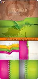 Abstract vector backgrounds set 090