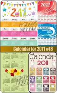Stock Vector: Calendar for 2011 #18