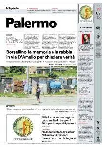 la Repubblica Palermo - 19 Luglio 2018