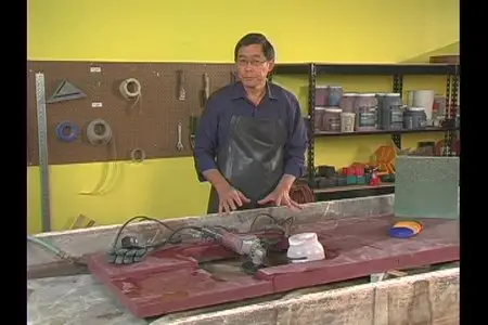 Concrete Countertops DIY featuring Fu-Tung Cheng