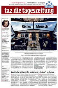 Tageszeitung TAZ vom 27 Maerz 2015