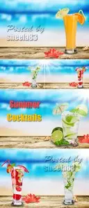 Stock Photo - Tropical Cocktails