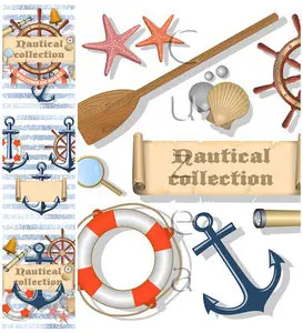 Vector - Nautical designed elements