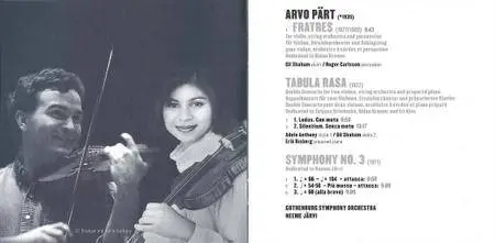 Arvo Part - Tabula Rasa (1999) {Deutsche Grammophon 00289 479 0569}