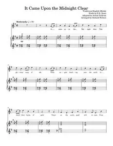 It Came Upon the Midnight Clear - Edmund H. Sears (Piano Vocal)