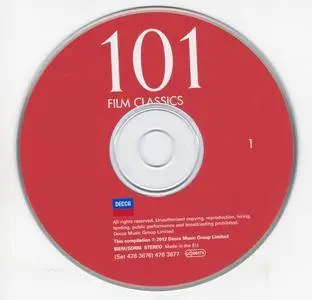 Various Artists - 101 Film Classics (2016) {6CD Box Set Decca 478 3676 rel 2012}
