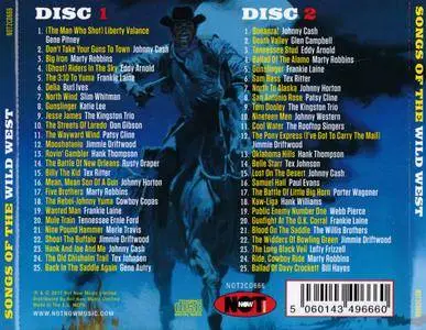 Various Artists - Songs Of The Wild West (2017) {2CD Set Not Now Music NOT2CD666 rec 1953-1962}