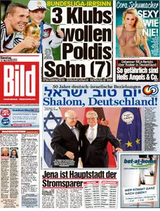 Bild Zeitung vom 12 Mai 2015