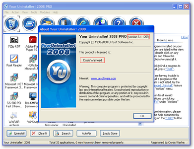 Your Uninstaller! PRO 2008 6.1.1259 Pre-Cracked 