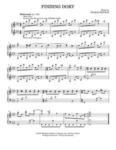 Finding Dory (Main Title) - Thomas Newman (Piano Solo)