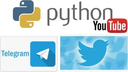 Python with Twitter, Telegram and Youtube