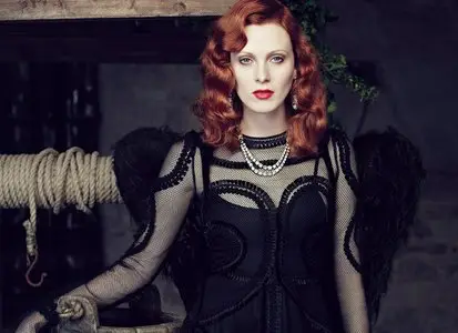 Karen Elson by Elena Rendina for Sunday Times Style December 2014