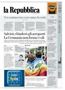 la Repubblica - 8 Ottobre 2018