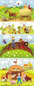 Funny Farm Vector