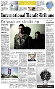 International Herald Tribune from Saturday, 22. June 2013