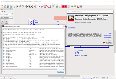 PathWave Advanced Design System (ADS) 2022 Update 1.1