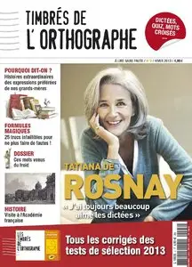Timbrés de l'Orthographe N 3 - Hiver 2013