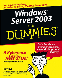 Windows Server 2003 for Dummies