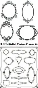 Vectors - Stylish Vintage Frames 22