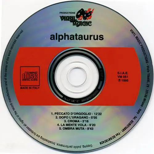 Alphataurus - s/t (1973) {1995 Vinyl Magic}