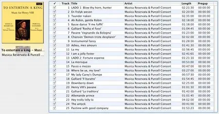 Musica Reservata & Purcell Consort of Voices - To Entertain a King (LP / FLAC)