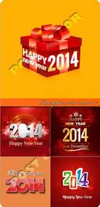Inscription 2014 vector 17