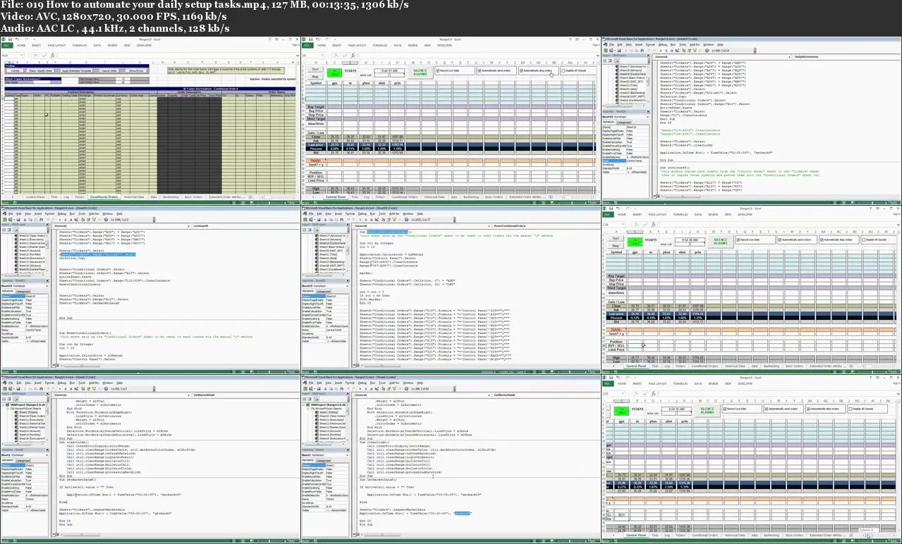 create forex robot from excel