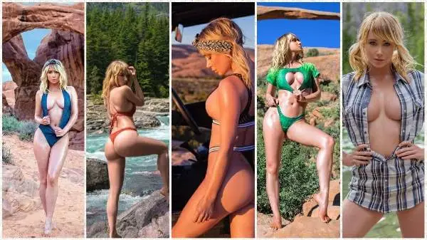 Sara Underwood by Steve Bitanga in America's National Parks