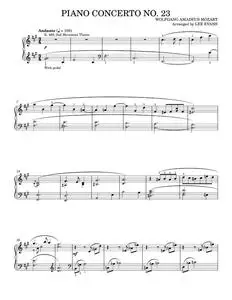 Piano Concerto In A Major, K.488, 2nd Movement - Wolfgang Amadeus Mozart (Piano Solo)