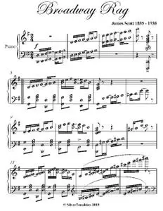 «Broadway Rag Intermediate Piano Sheet Music» by Scott James