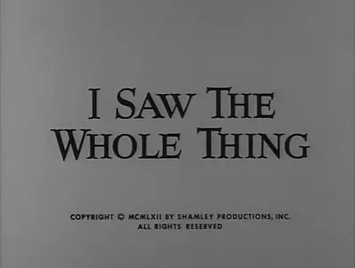 Alfred Hitchcock: I Saw the Whole Thing (1962)