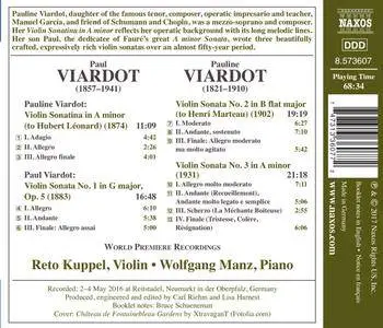 Reto Kuppel & Wolfgang Manz - Pauline Viardot: Violin Sonatina - Paul Viardot: Violin Sonatas Nos. 1-3 (2017)