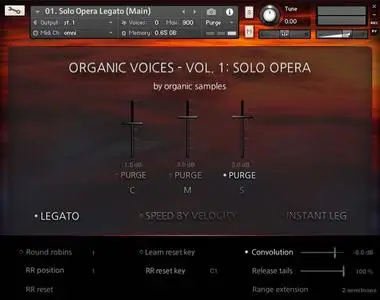 Organic Samples Organic Voices Vol 1 Solo Opera KONTAKT