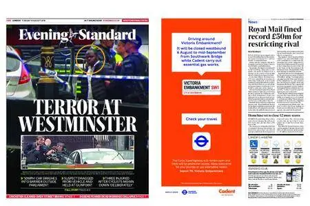 London Evening Standard – August 14, 2018