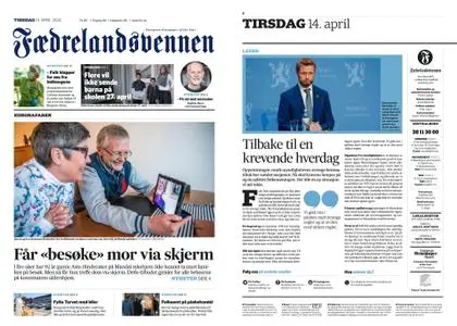 Fædrelandsvennen – 14. april 2020
