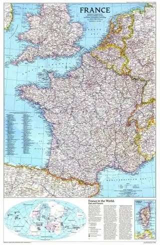 National Geographic France Map