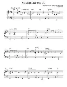 Never Let Me Go [Jazz version] (arr. Brent Edstrom) - Dinah Washington, Frank Sinatra, Jack Jones (Piano Solo)