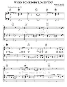 When somebody loves you - Alan Jackson (Piano-Vocal-Guitar)