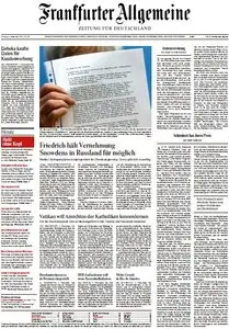 Frankfurter Allgemeine Zeitung vom Samstag, 02. November 2013