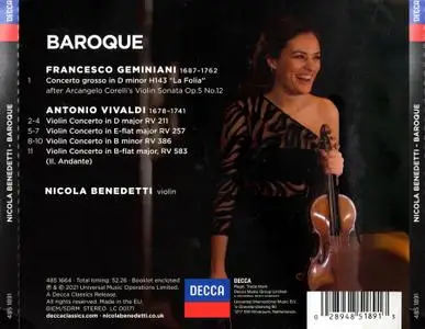 Nicola Benedetti, Benedetti Baroque Orchestra - Baroque: Geminiani, Vivaldi (2021)
