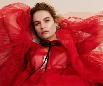Lily James by Sharif Hamza for Allure August 2018