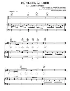 Castle On A Cloud - Alain Boublil, Les Miserables Musical (Piano-Vocal-Guitar)