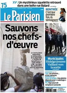 Le Parisien du Mardi 3 Septembre 2013