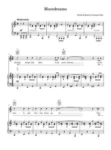 Moondreams - Buddy Holly (Piano-Vocal-Guitar (Piano Accompaniment))